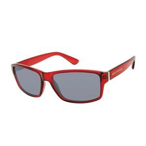 PRIVÉ REVAUX   The Typhoon   Red & Gray   Polarized Sunglasses